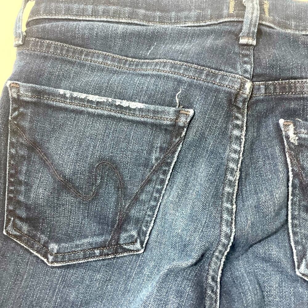 Citizens of Humanity Women’s Jeans Sz 28 CofH Distressed Dark Skinny Sz 6 - Picture 5 of 13
